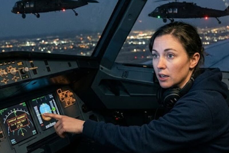 She Was Sleeping in Seat 7C — Autopilot Failed, Black Hawks Radioed: Wake Her Up, NOW
