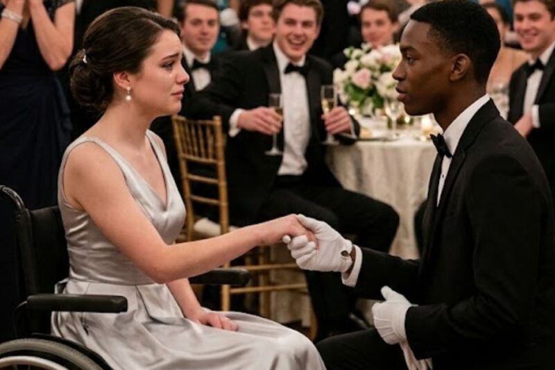 Every Boy Refuses to Dance With White Girl in Wheelchair — Until a Quiet Orphan Walks Up to Her