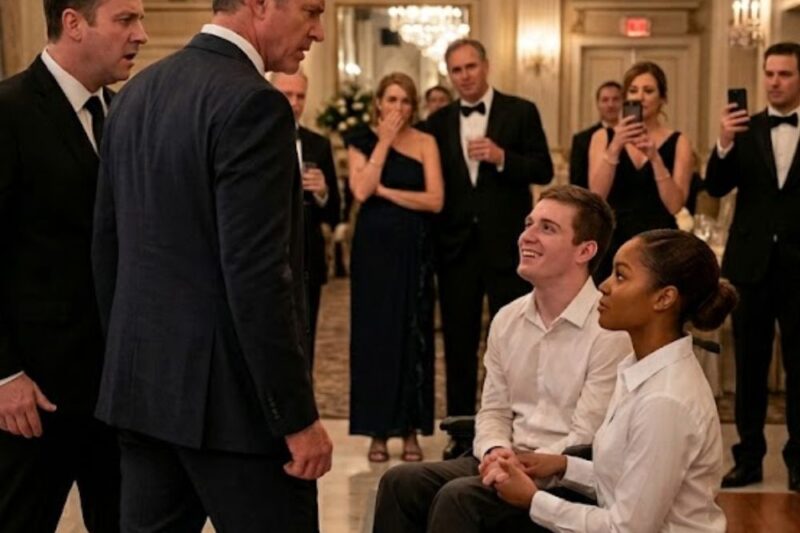 Billionaire Father Watches Black Waitress Let His Disabled Son Take the Lead on the Dance Floor