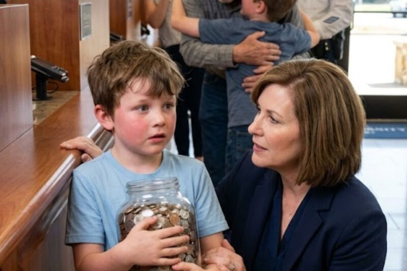 A 7-Year-Old Boy Walked Into the Bank With a Jar of Coins — The Manager Couldn’t Believe Why