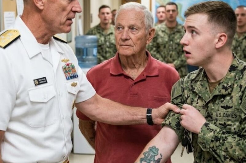 They Arrested the Old Man for Impersonating a SEAL — Until the Vice Admiral Saw His Unit Tattoo