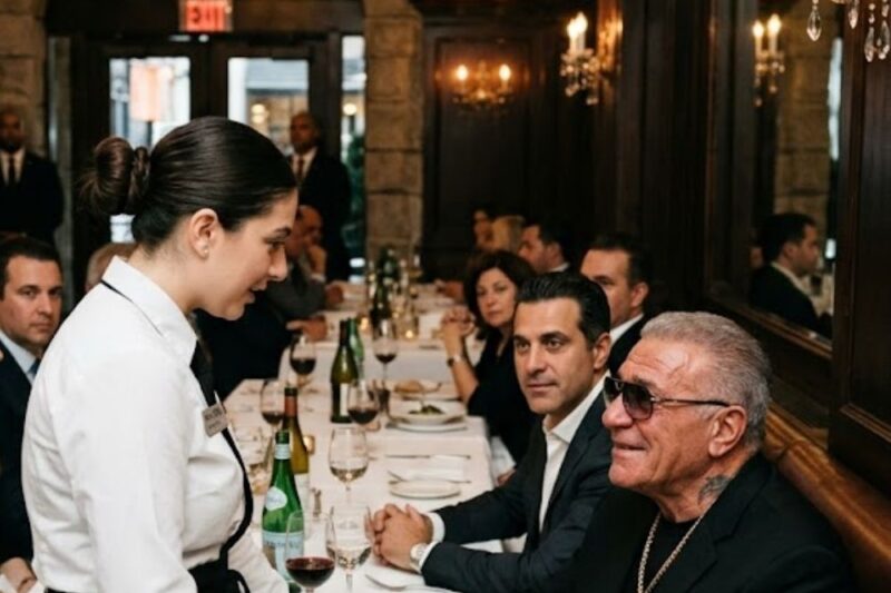 Shy Waitress Greeted Mafia Boss’s Sicilian Dad—Her Sicilian Dialect Greeting Had Every Guest Frozen