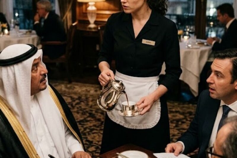 “This Is A Fake, ” Waitress Answers In Perfect Arabic — Saved Billionaire Sheikh From $200M Scam