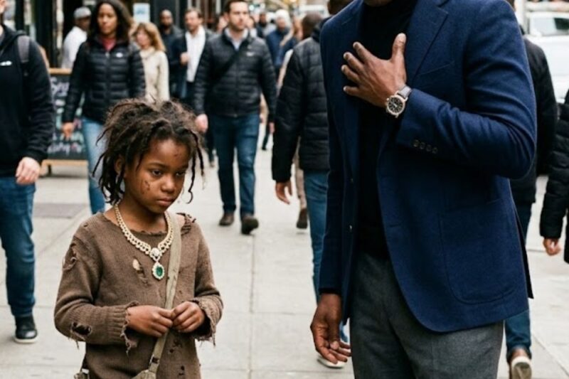 Billionaire Saw a Poor Girl Wearing His Lost Necklace — What He Did Next Shocked Everyone!