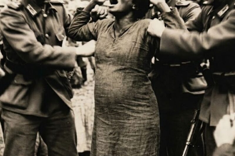 What did the German soldiers do to the pregnant black prisoners on their birthday?