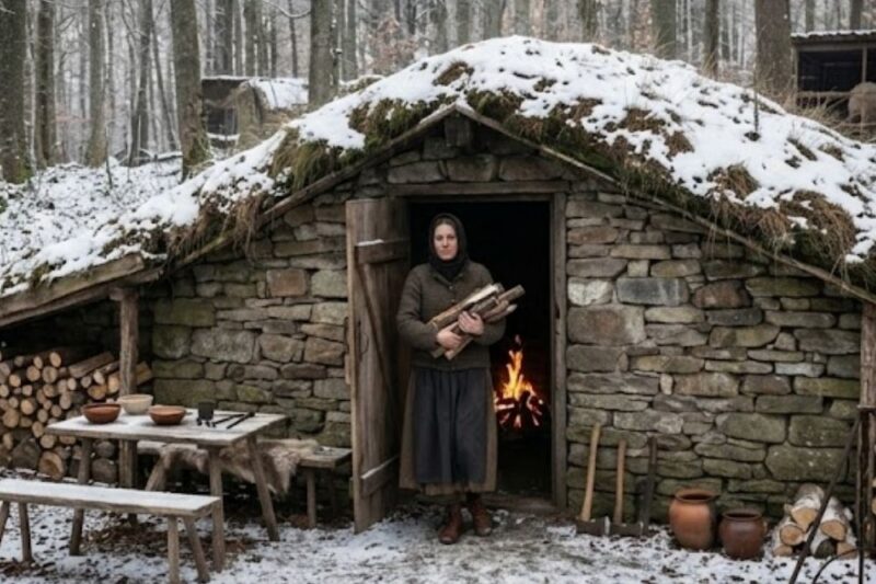 Neighbors Mocked Her Stormproof Stone Hut — Until the Blizzard Couldn’t Break It
