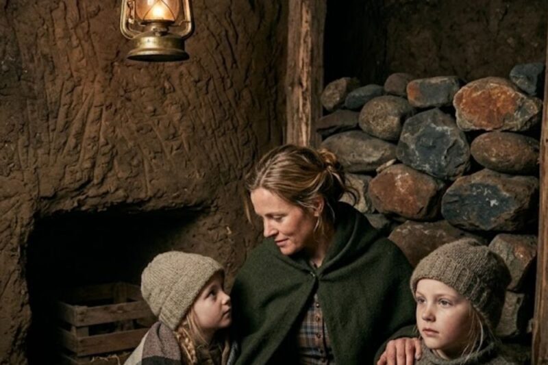She Built a Shelter No One Could See Beneath the Woodshed — Then the Cold Tested It