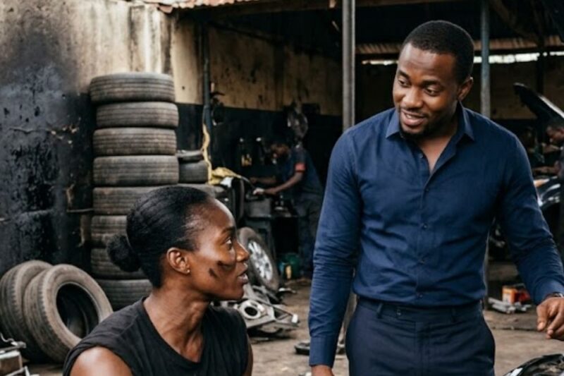 How A Homeless Muscular Mechanic Stole A Handsome Billionaire’s Heart