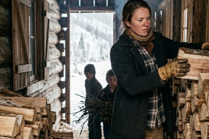 Neighbors Laughed When the Widow Built a Shed All Around Her Cabin — Until Her Firewood Stayed Dry