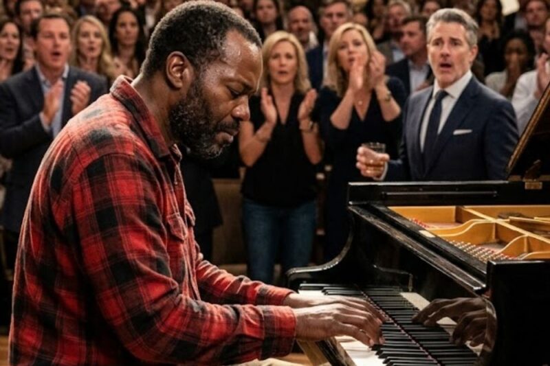 $500K If Old Guitar Outplays My Band” Producer Laughs at Black Street Musician — Room Goes Silent