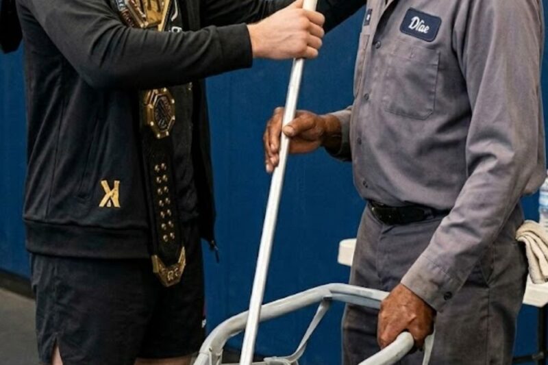 Cocky Black Belt Shoved the Old Janitor “for Fun” — He Didn’t Know the Old Man Trained 3 Champions