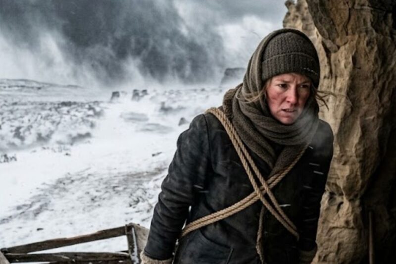 She Pulled a Wrecked Wagon Into a Rock Hollow and Sealed Every Gap — The Blizzard Skipped Right Over