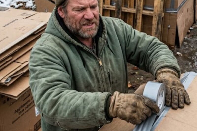 Homeless peers Laughed at His Cardboard Walls — Until the Blizzard came and He Slept 63° Warmer
