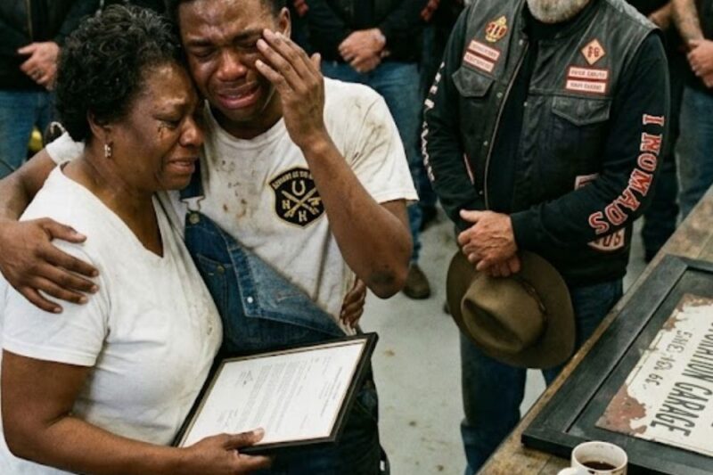 Black Boy Fixes Biker’s Broken Engine With Scrap —What 200 Hells Angels Do at Dawn Left Him in Tears
