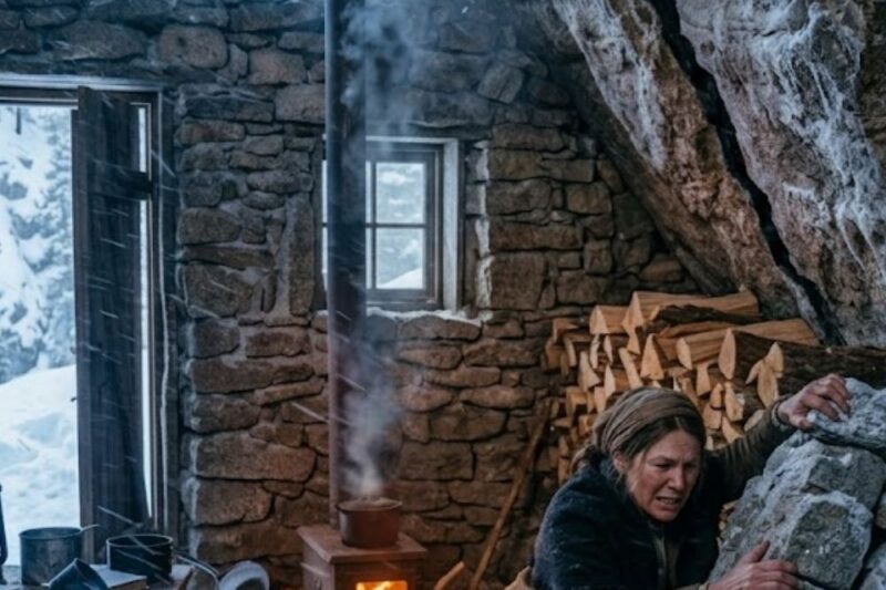Thrown Out Before Winter, Widow Built a “Stone” Cabin Inside a Cave — Her Firewood Lasted All Season